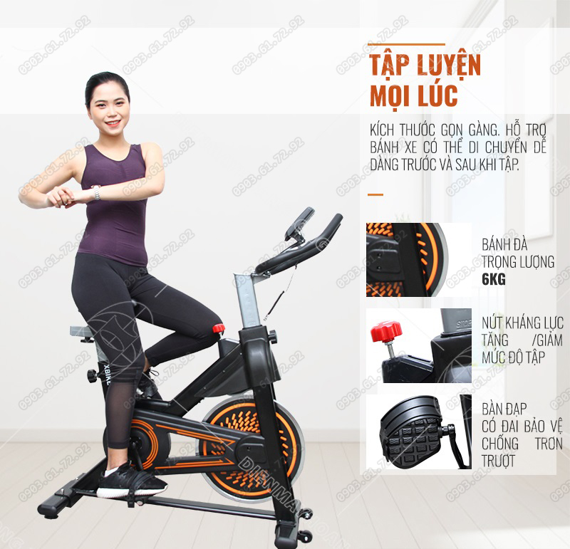 xe đạp tập thể dục tại chỗ xbike 3000